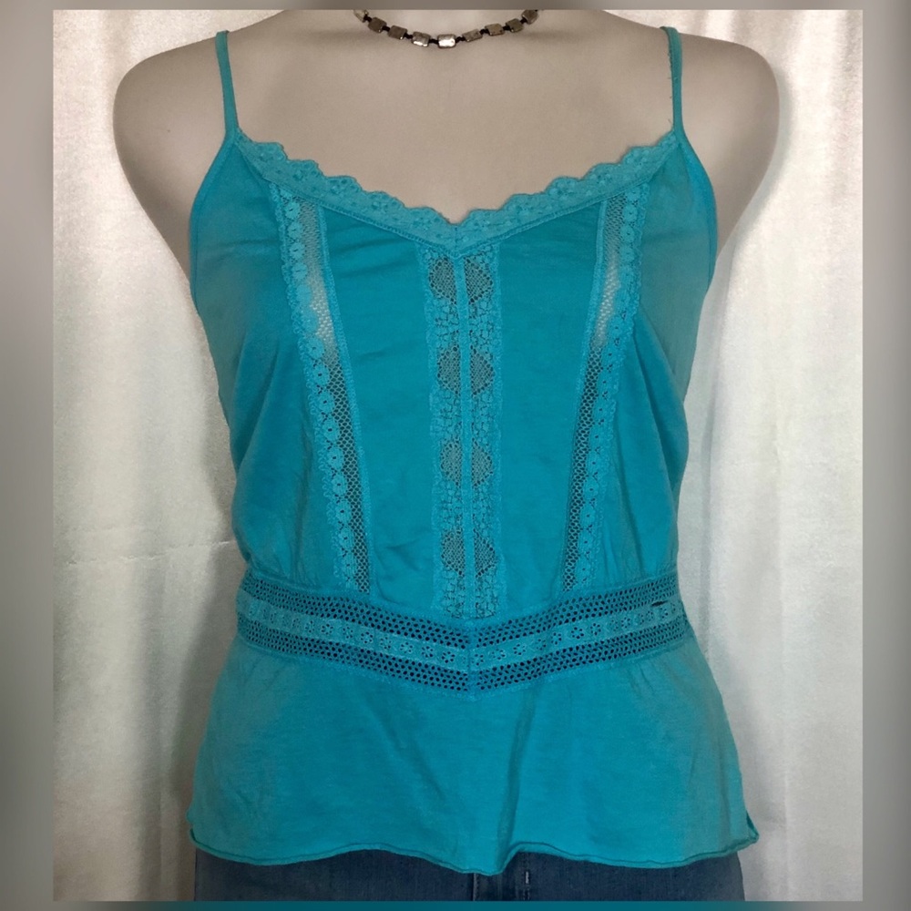 Rebecca Beeson (Nordstrom) lacy blue tank